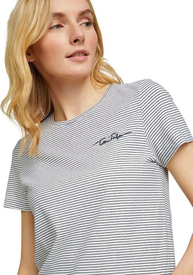 Großhandel ❤️ TOM TAILOR T-Shirt (Packung, 2-tlg., 2er-Pack) mit Bio-Baumwolle 😀 5 Großhandel ❤️ TOM TAILOR T-Shirt (Packung, 2-tlg., 2er-Pack) mit Bio-Baumwolle 😀 - Image 5