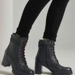 Budget 😉 TOM TAILOR »Schnürstiefelette mit Absatz« Ankleboots Cognac, Black 🎁 -Tom Tailor Verkaufsgeschäft e9168900 a5fc 5060 b16d 15851ec5c174