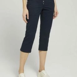 Am billigsten 🔥 TOM TAILOR Culotte »Tapered Relaxed Caprihose mit Knopfleiste« Prairie Grass Green, Sky Captain Blue, Blue stripe pants ❤️ -Tom Tailor Verkaufsgeschäft e9c9e1c0 9d37 5b8c b727 18041dfd8998