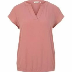 Bester Verkauf 💯 TOM TAILOR Langarmbluse »Kurzarm Bluse« Dark maroon red, Dusty pastel pink, French clay beige, Blue offwhite minimal ⌛ -Tom Tailor Verkaufsgeschäft ea5d58ac 5fd5 532a b706 596dec4e8bfd