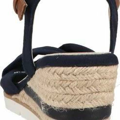 Besorgen 🎁 TOM TAILOR »Lederimitat/Textil« Keilsandalette Beige 00006, Dunkelblau, Yellow, Navy 00003 😀 -Tom Tailor Verkaufsgeschäft eb390db1 bcb2 5a5d 8c43 a4d683f418f6