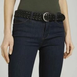 Coupon 💯 TOM TAILOR Ledergürtel »Tom Tailor Flechtgürtel "Lisa" Leder 40 mm Damengü« Schwarz, Cognac, Brown uni, Braun ✔️ -Tom Tailor Verkaufsgeschäft ebcbc05b e144 5b7e acf3 95d22b5e39b3