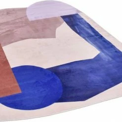 Aktion 😉 Teppich »Shapes - TEN«, TOM TAILOR, Motivform, Höhe 5 mm, Kurzflor, bedruckt, modernes Design, ideal im Wohnzimmer & Schlafzimmer 😉