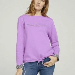 Angebote ✨ TOM TAILOR Sweatshirt mit Bio-Baumwolle aus nachhaltigem Anbau Comfort grey melange, Sky Captain Blue, Heather lilac, Whisper White 💯 -Tom Tailor Verkaufsgeschäft ebe01db1 22f1 54a8 84f3 63b058605743