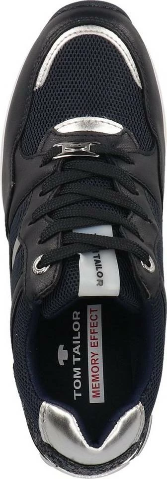 Blitzangebot 👍 TOM TAILOR »Lederimitat/Textil« 👟 Sneaker White-Silver 00170, Navy 00003 ✔️ 6 Blitzangebot 👍 TOM TAILOR »Lederimitat/Textil« 👟 Sneaker White-Silver 00170, Navy 00003 ✔️ - Image 6