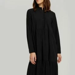 Aktion 🛒 TOM TAILOR Jerseykleid »Midi Blusenkleid mit Lyocell« 🤩 -Tom Tailor Verkaufsgeschäft ec66962a 08f1 554d 9e0a c344e825cef2