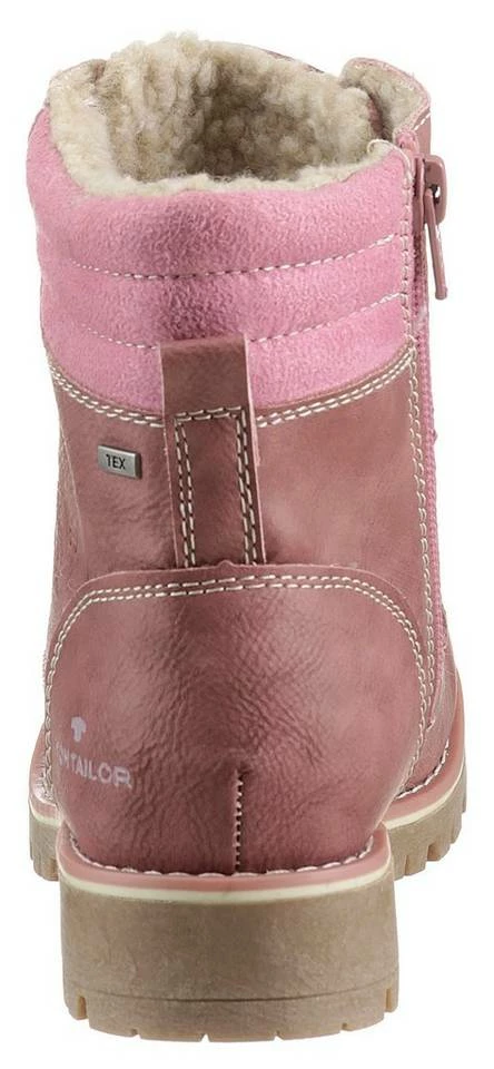 Bester Verkauf 🔔 TOM TAILOR Schnürboots mit gepolstertem Schaftrand Rose, Unbekannt, Navy, Beige ✔️ 2 Bester Verkauf 🔔 TOM TAILOR Schnürboots mit gepolstertem Schaftrand Rose, Unbekannt, Navy, Beige ✔️ - Image 2