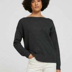 Brandneu 💯 TOM TAILOR Strickpullover »Pullover mit U-Boot Ausschnitt« Cold beige melange, Coal Grey Melange ⌛ -Tom Tailor Verkaufsgeschäft ed581d4e 52b2 5abc bfc4 5d0f60261cce