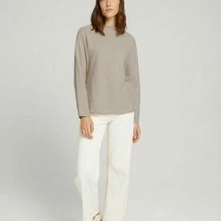 Besorgen 🥰 TOM TAILOR Strickpullover »Pullover mit Fledermausärmeln« Dusty mid olive, Deep black, Cold beige melange ⭐ -Tom Tailor Verkaufsgeschäft ed60af32 a539 58c6 8140 c75def5af541