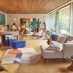 Aktion 🛒 Teppich »Shapes - NINE«, TOM TAILOR, Motivform, Höhe 5 mm, Kurzflor, bedruckt, modernes Design, ideal im Wohnzimmer & Schlafzimmer 🤩 -Tom Tailor Verkaufsgeschäft ed900cb0 3621 596c bf47 35dcd0e2fe14