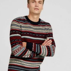 Brandneu ❤️ TOM TAILOR Strickpullover »gemusterter Pullover« Red navy blue allover design, White navy 🎅 christmas jacquard, Ice blue off white navy design 🧨 -Tom Tailor Verkaufsgeschäft ef0aff28 ed07 5525 ad09 dd5a328c123c