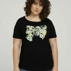 Besorgen 💯 TOM TAILOR MY TRUE ME T-Shirt »Plus - Print T-Shirt mit Bio-Baumwolle« Black, Deep black, Smart dark green 😉 -Tom Tailor Verkaufsgeschäft ef30bedf fbb7 5dee 9c55 8a0fa6ac3ba7