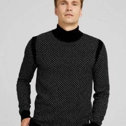 Bestpreis ✨ TOM TAILOR Rundhalspullover »Birdseye« White grey birdseye jacquard, Black white birdseye jacquard ❤️ -Tom Tailor Verkaufsgeschäft f0252bad 1849 5df6 a19b 9bf086c0279b