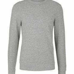 Top 10 👍 TOM TAILOR Sweatshirt unifarben Aquablau, Middle Grey Melange, Flame Brown, Navy 🔥 -Tom Tailor Verkaufsgeschäft f033492f cf60 5c14 9306 9b2f1749fd43