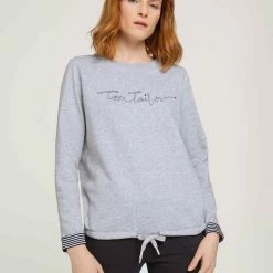 Angebote ✨ TOM TAILOR Sweatshirt mit Bio-Baumwolle aus nachhaltigem Anbau Comfort grey melange, Sky Captain Blue, Heather lilac, Whisper White 💯 -Tom Tailor Verkaufsgeschäft f05cee93 2a51 5961 90e1 89f05e279f82