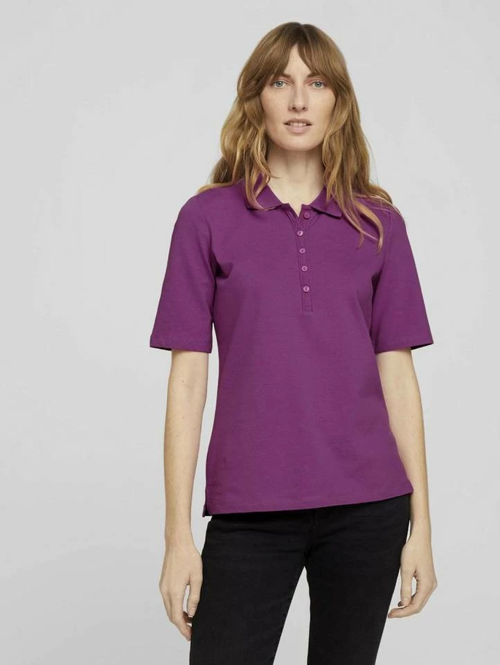 Bestpreis 👏 TOM TAILOR Poloshirt »Basic Poloshirt« Plum blossom lilac, Sky Captain Blue, Mint offwhite stripe 🌟 26 Bestpreis 👏 TOM TAILOR Poloshirt »Basic Poloshirt« Plum blossom lilac, Sky Captain Blue, Mint offwhite stripe 🌟 - Image 26