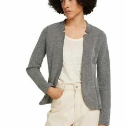 Coupon 🛒 TOM TAILOR Kurzblazer in Melange-Optik 🎉