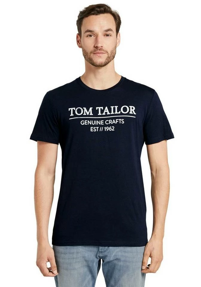 Neu ✔️ TOM TAILOR Rundhalsshirt mit großem Logofrontprint Bright ibiza blue, Weiß, Blau, Light-indigo-blue 💯 9 Neu ✔️ TOM TAILOR Rundhalsshirt mit großem Logofrontprint Bright ibiza blue, Weiß, Blau, Light-indigo-blue 💯 – Bild 9