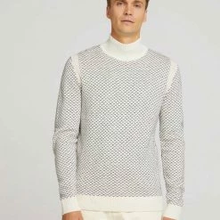 Bestpreis ✨ TOM TAILOR Rundhalspullover »Birdseye« White grey birdseye jacquard, Black white birdseye jacquard ❤️ -Tom Tailor Verkaufsgeschäft f153175b 284b 518d 9e5c 3e6d37aca3fb