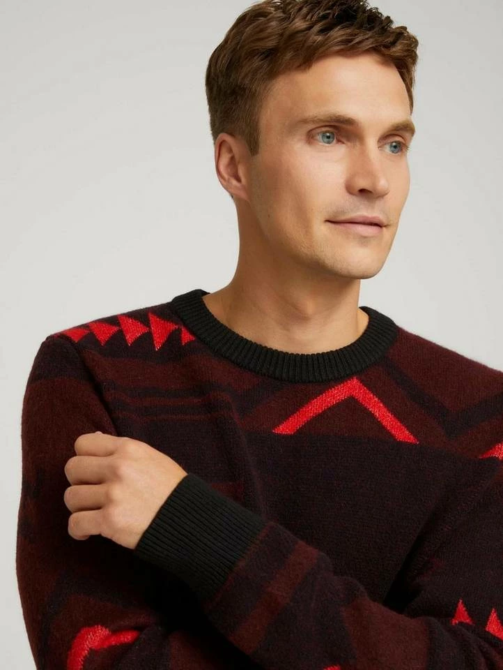 Angebote ⌛ TOM TAILOR Strickpullover »Pullover mit grafischem Muster« ✨ 5 Angebote ⌛ TOM TAILOR Strickpullover »Pullover mit grafischem Muster« ✨ - Image 5