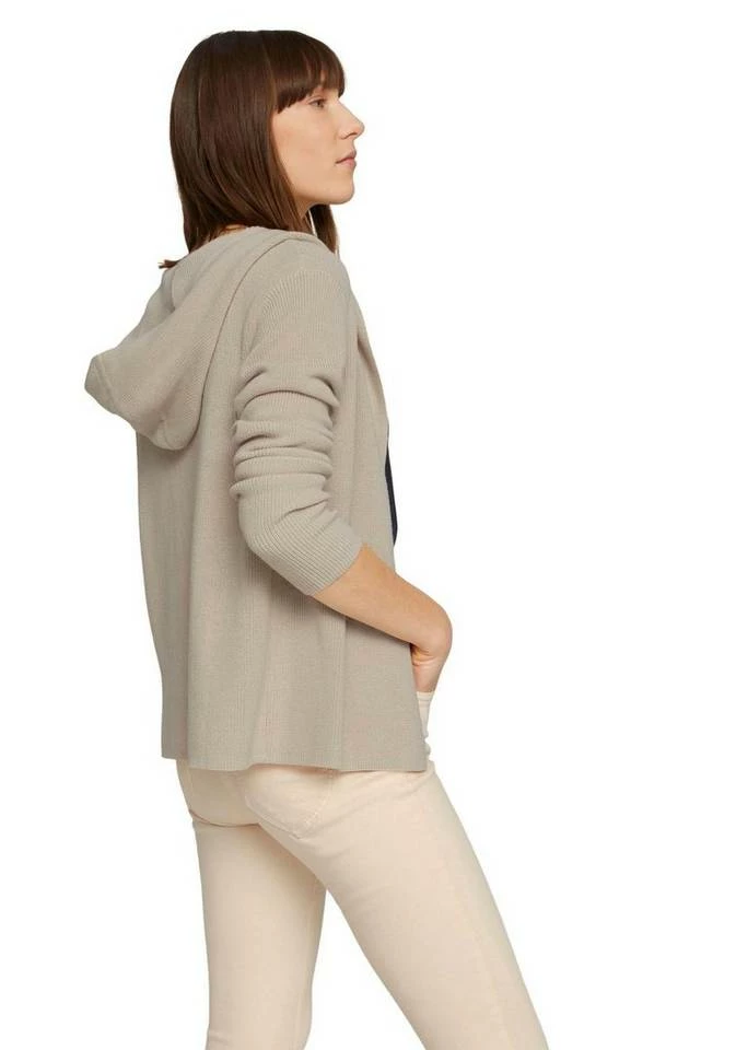 Am billigsten ⌛ TOM TAILOR Strickjacke mit offenem Verschluss Beige, Dunkelblau 😍 6 Am billigsten ⌛ TOM TAILOR Strickjacke mit offenem Verschluss Beige, Dunkelblau 😍 - Image 6