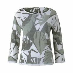 Am billigsten 🎁 TOM TAILOR Strickpullover »7/8 Arm Pullover mit Palmen Print« 🌟 -Tom Tailor Verkaufsgeschäft f29261cb 1fac 5dfc b114 113f2202ec0e