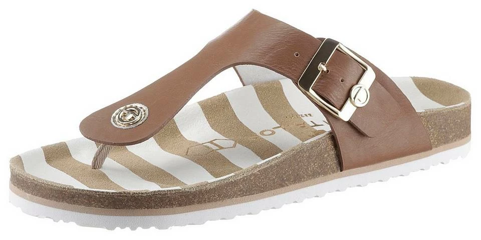 Brandneu 🎉 TOM TAILOR Zehentrenner mit atmungsaktiver Lederinnensohle Camelfarben, Roségoldfarben, Schwarz, Silberfarben 😉 10 Brandneu 🎉 TOM TAILOR Zehentrenner mit atmungsaktiver Lederinnensohle Camelfarben, Roségoldfarben, Schwarz, Silberfarben 😉 - Image 10