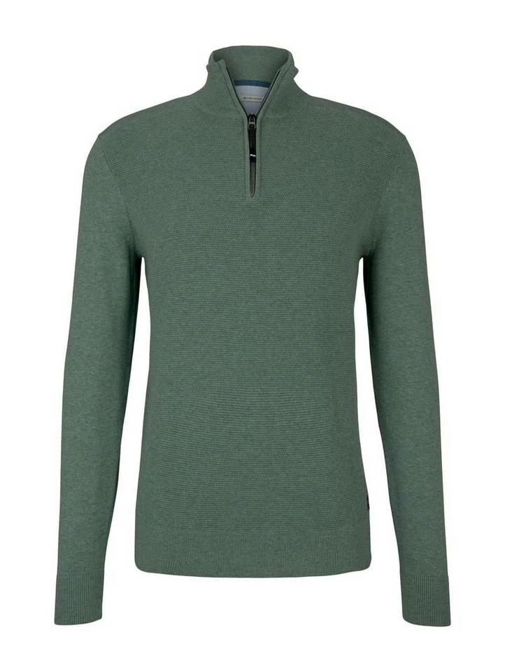 Bestpreis ❤️ TOM TAILOR Strickpullover »Strickpullover mit feinem Ripp« Medium blue ashes melange, Knitted Navy Melange, Dark smoke green melange, Soft Sand Beige Melange 🔔 7 Bestpreis ❤️ TOM TAILOR Strickpullover »Strickpullover mit feinem Ripp« Medium blue ashes melange, Knitted Navy Melange, Dark smoke green melange, Soft Sand Beige Melange 🔔 - Image 7