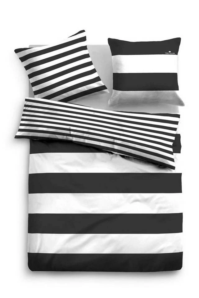 Schlussverkauf 👍 Bettwäsche »Linon Wende-Bettwäsche "Casual Stripe" mit«, TOM TAILOR Apricot, 821, FOREST, Schwarz#ft5_slash#weiß 😍 31 Schlussverkauf 👍 Bettwäsche »Linon Wende-Bettwäsche "Casual Stripe" mit«, TOM TAILOR Apricot, 821, FOREST, Schwarz#ft5_slash#weiß 😍 - Image 31