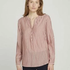 Rabatt ❤️ TOM TAILOR Langarmbluse »Gemusterte Bluse mit TENCEL(TM) Modal« Navy flower design, Pink geometrical design, Blue geometrical design, Navy offwhite stripe 👍 -Tom Tailor Verkaufsgeschäft f3a4893b 3545 5c15 afb1 8cf3bb4a57bd