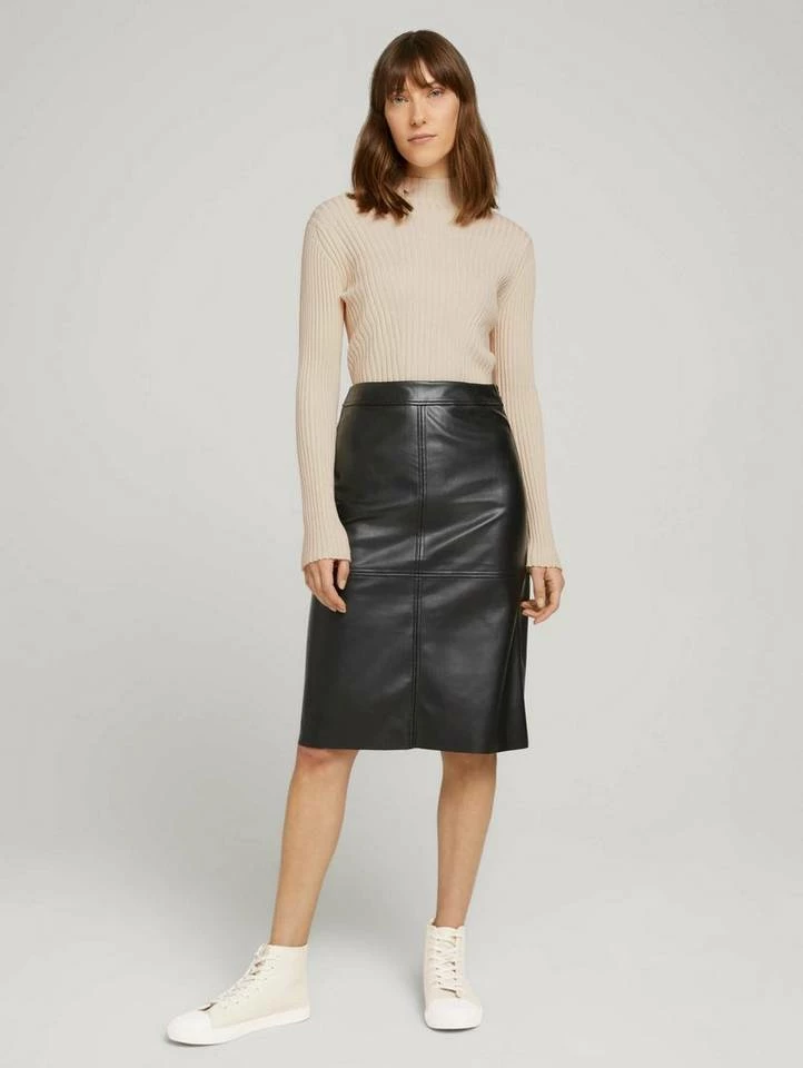 Angebote 😍 TOM TAILOR Sommerrock »Midirock aus Kunstleder« 🌟 3 Angebote 😍 TOM TAILOR Sommerrock »Midirock aus Kunstleder« 🌟 - Image 3