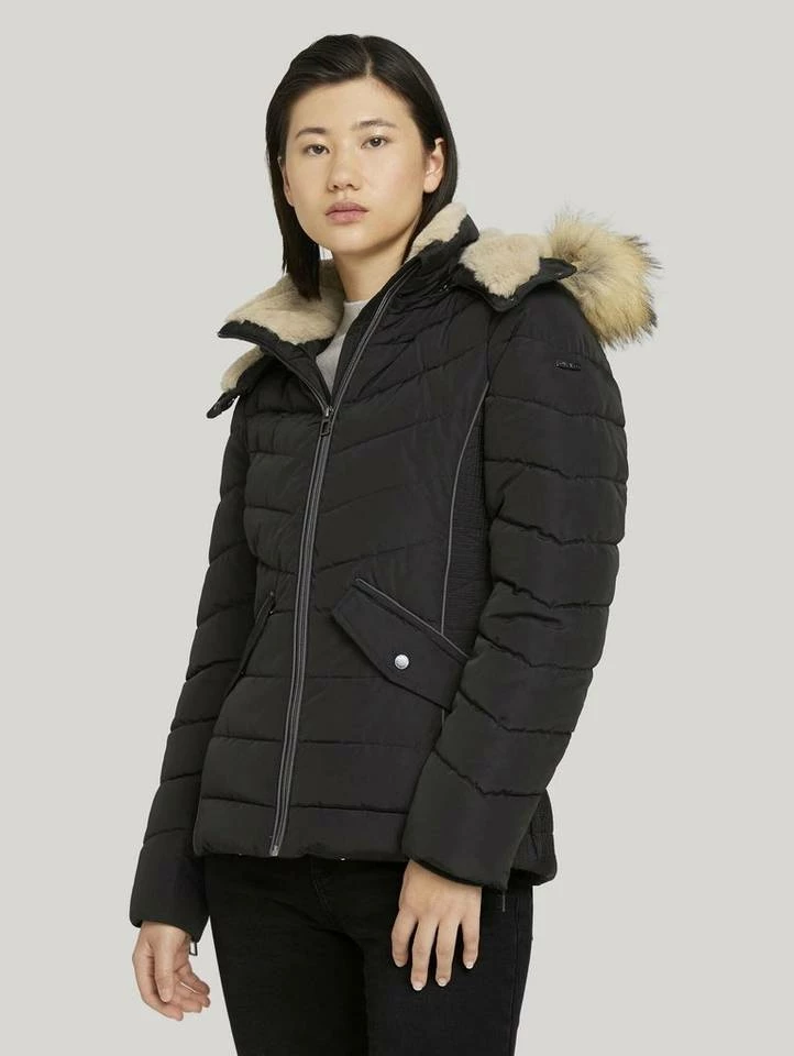 Auslauf 👏 TOM TAILOR Steppjacke »Steppjacke mit recyceltem Polyester« Deep black, French clay beige, Cozy pink, Herbal tea green 🧨 41 Auslauf 👏 TOM TAILOR Steppjacke »Steppjacke mit recyceltem Polyester« Deep black, French clay beige, Cozy pink, Herbal tea green 🧨 - Image 41