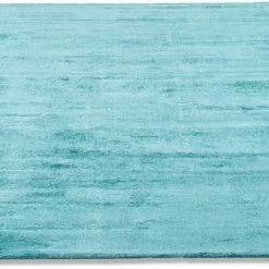 Billig 🥰 Teppich »Shine uni«, TOM TAILOR, rechteckig, Höhe 8 mm, handgewebt, 100% Viskose, mit elegantem Schimmer, Wohnzimmer Weiß, Beige, Grün, Aquablau 🎁