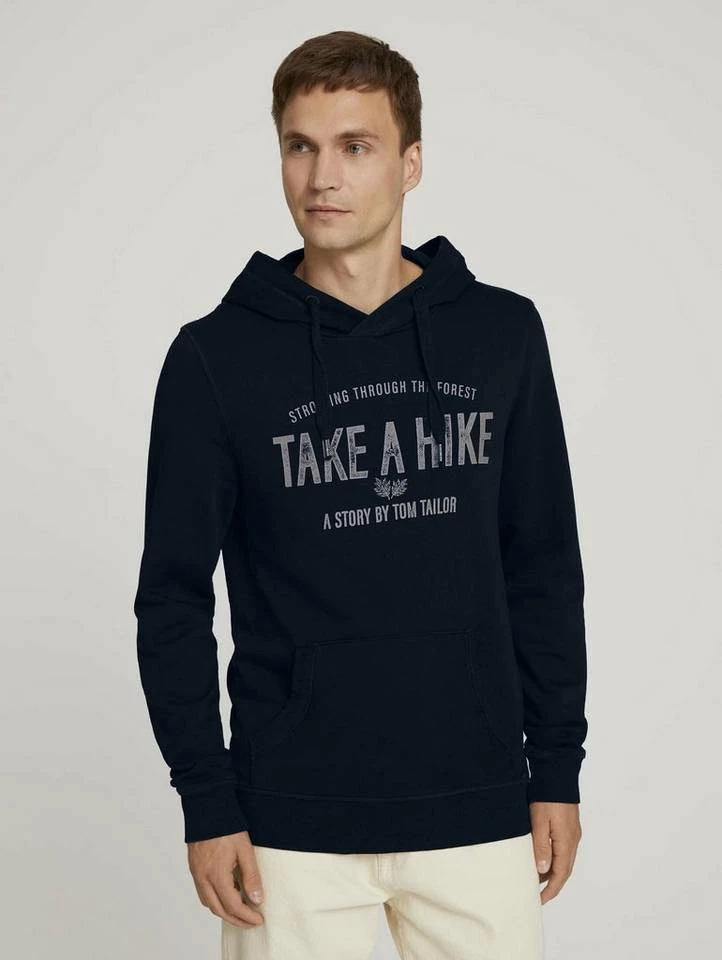 Bestpreis 🌟 TOM TAILOR Hoodie »Hoodie mit Print« Chili oil red, Sky Captain Blue, Oak Leaf Green, Beach Sand 🧨 25 Bestpreis 🌟 TOM TAILOR Hoodie »Hoodie mit Print« Chili oil red, Sky Captain Blue, Oak Leaf Green, Beach Sand 🧨 - Image 25