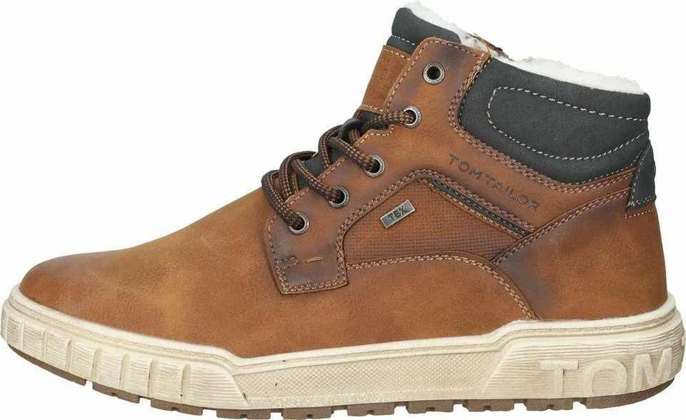 Am billigsten 🛒 TOM TAILOR »Lederimitat« Schnürstiefelette 😀 3 Am billigsten 🛒 TOM TAILOR »Lederimitat« Schnürstiefelette 😀 – Bild 3