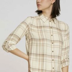 Beste Bewertungen von 😉 TOM TAILOR Langarmbluse »Karierte Hemdbluse« Offwhite beige woven glencheck, Beige check, Navy blue beige check ✨ -Tom Tailor Verkaufsgeschäft f72e26d1 376d 5ed9 b010 60bc88f0caab