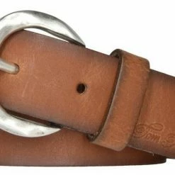 Coupon 🎉 TOM TAILOR Ledergürtel »TOM TAILOR schmaler Damengürtel bernstein braun« 💯