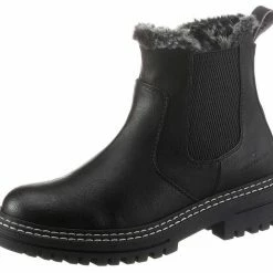 Coupon 😀 TOM TAILOR Chelseaboots mit Stretcheinsatz 💯