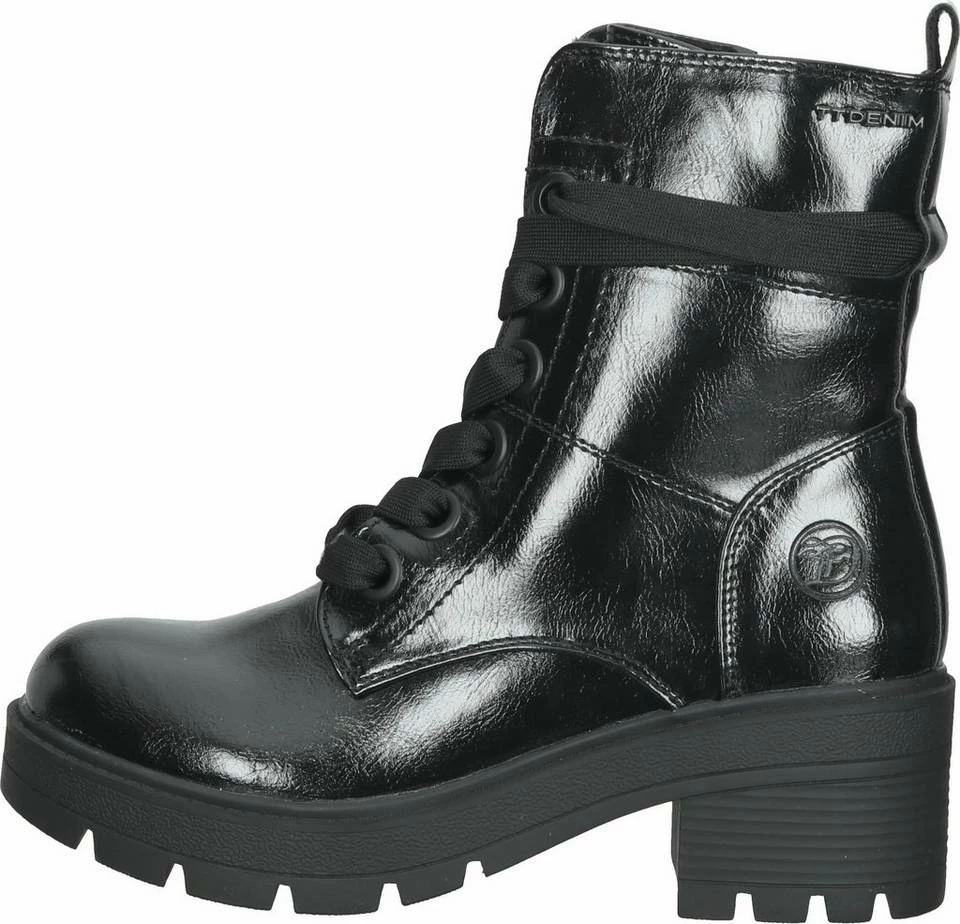 Aktion 🥰 TOM TAILOR »Lederimitat« Schnürstiefelette ⌛ 3 Aktion 🥰 TOM TAILOR »Lederimitat« Schnürstiefelette ⌛ – Bild 3