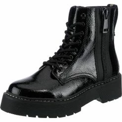 Bestes Angebot 😍 TOM TAILOR »Boots Schuhe Stiefeletten Damenstiefel« Stiefel Schwarz, Weiß 🌟 -Tom Tailor Verkaufsgeschäft f803dc97 f8ba 5a7d ab50 1ba7b4ba46c1