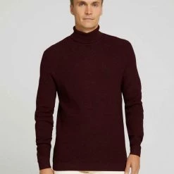 Bestpreis 💯 TOM TAILOR Strickpullover »Strukturierter Rollkragenpullover mit LENZING(TM) ECOVERO(TM)« Stormy Gray Melange, Soft beige melange, Black, Dark prune melange 🛒 -Tom Tailor Verkaufsgeschäft f8aa822d 8f62 5a11 8017 48ce811326cc