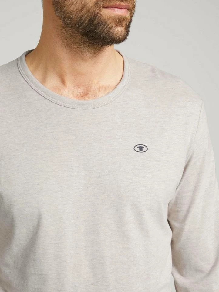 Brandneu 🎉 TOM TAILOR T-Shirt »Basic Lonsleeve« Calm cloud blue, Soft peach orange, Sky Captain Blue, Cosy soft beige melange 🥰 5 Brandneu 🎉 TOM TAILOR T-Shirt »Basic Lonsleeve« Calm cloud blue, Soft peach orange, Sky Captain Blue, Cosy soft beige melange 🥰 - Image 5