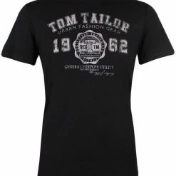 Besorgen ✔️ TOM TAILOR T-Shirt »Tom Tailor Herren T-Shirt mit Logo Print« (1-tlg) aus 100% Baumwolle Grape Leaf Green (10669), Sky Captain Blue (10668), Dusty Black (10327), Cyber Grey (10743) 🧨 -Tom Tailor Verkaufsgeschäft f9819f07 f711 5479 9786 221569855803