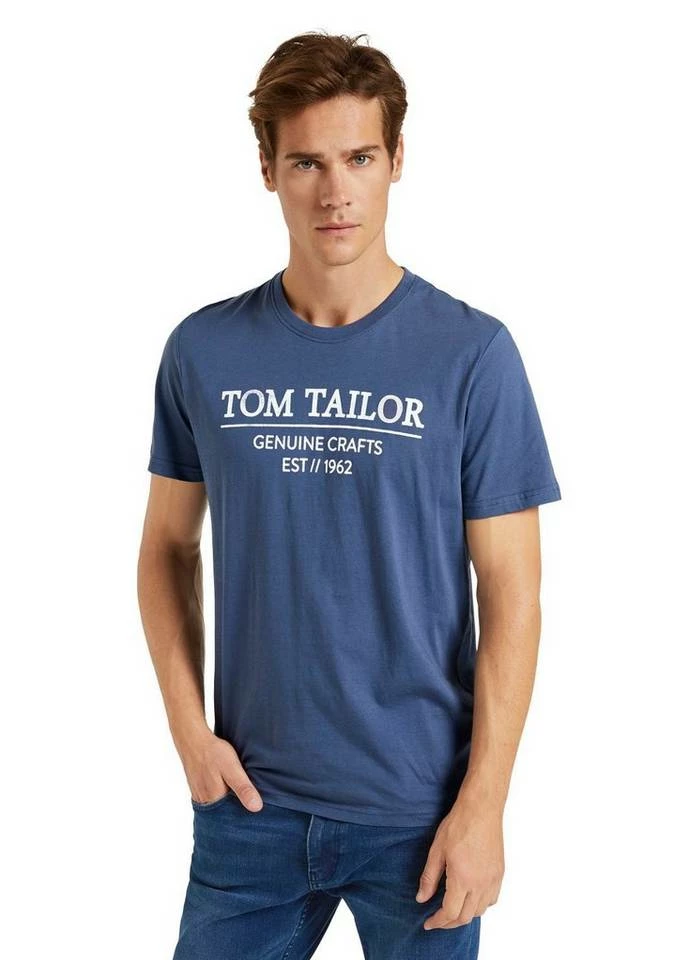 Neu ✔️ TOM TAILOR Rundhalsshirt mit großem Logofrontprint Bright ibiza blue, Weiß, Blau, Light-indigo-blue 💯 12 Neu ✔️ TOM TAILOR Rundhalsshirt mit großem Logofrontprint Bright ibiza blue, Weiß, Blau, Light-indigo-blue 💯 – Bild 12