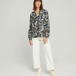 Rabatt 💯 TOM TAILOR Langarmbluse »Gemusterte Bluse mit LENZING(TM) ECOVERO(TM)« ⭐ -Tom Tailor Verkaufsgeschäft fa41983a 2517 57d9 9fc1 d88e8b68243c