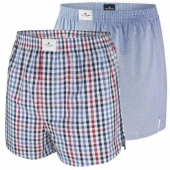 Schlussverkauf 😀 TOM TAILOR Boxer »Herren Web-Boxershorts 2er Pack - Pure Cotton,« Hellblau bunt kariert, Blau-Mix, Blue#ft5_slash#Medium#ft5_slash#Check, Grau blau kariert fein kariert 🌟 -Tom Tailor Verkaufsgeschäft fa4596c1 81c6 55af b5fd 1ce637b25c68