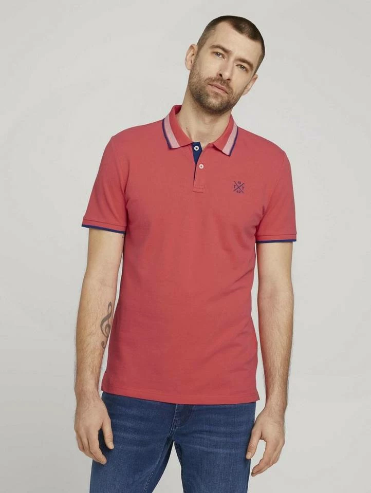 Bestes Angebot 😀 TOM TAILOR Poloshirt »Poloshirt« Light Stone Grey Melange, Aquarius turquoise, Plain Red, Black 😍 28 Bestes Angebot 😀 TOM TAILOR Poloshirt »Poloshirt« Light Stone Grey Melange, Aquarius turquoise, Plain Red, Black 😍 - Image 28