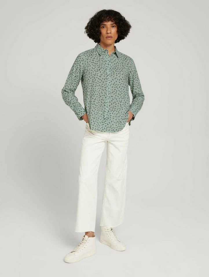 Beste Bewertungen von 🧨 TOM TAILOR Langarmbluse »Gemusterte Hemdbluse« Green leaf design, Black leaf design ✨ 3 Beste Bewertungen von 🧨 TOM TAILOR Langarmbluse »Gemusterte Hemdbluse« Green leaf design, Black leaf design ✨ - Image 3