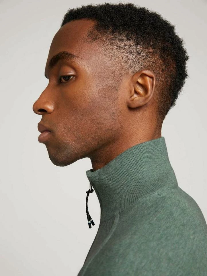 Bestpreis ❤️ TOM TAILOR Strickpullover »Strickpullover mit feinem Ripp« Medium blue ashes melange, Knitted Navy Melange, Dark smoke green melange, Soft Sand Beige Melange 🔔 5 Bestpreis ❤️ TOM TAILOR Strickpullover »Strickpullover mit feinem Ripp« Medium blue ashes melange, Knitted Navy Melange, Dark smoke green melange, Soft Sand Beige Melange 🔔 - Image 5