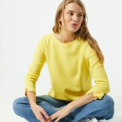 Neu 🛒 TOM TAILOR 3/4-Arm-Shirt Yellow white mini structure, Navy white mini structure 🔥 -Tom Tailor Verkaufsgeschäft fdf52931 ae97 56e8 ad00 547fcb6befa9